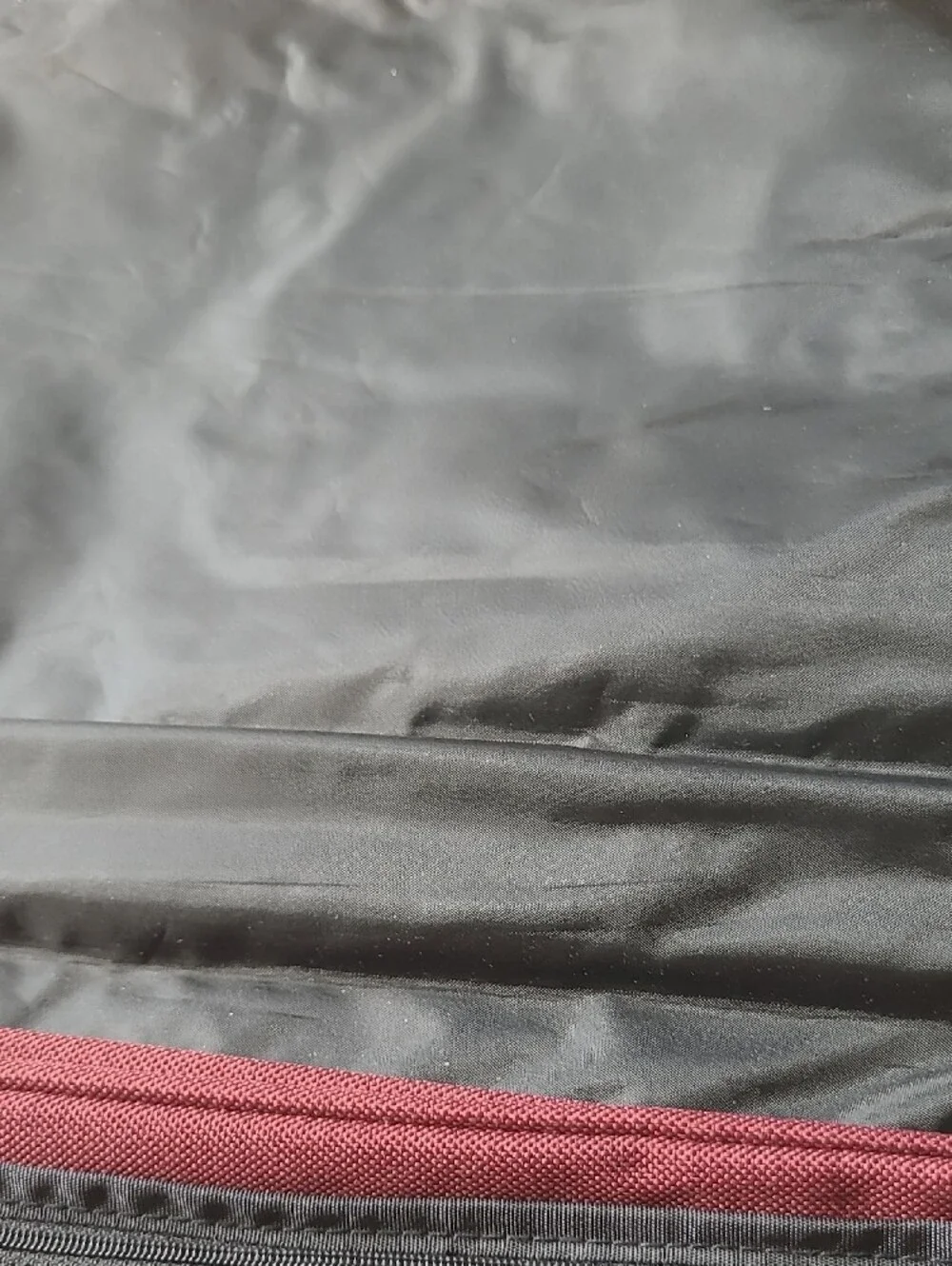 Men's Burgundy Messenger Bag with a Company Logo